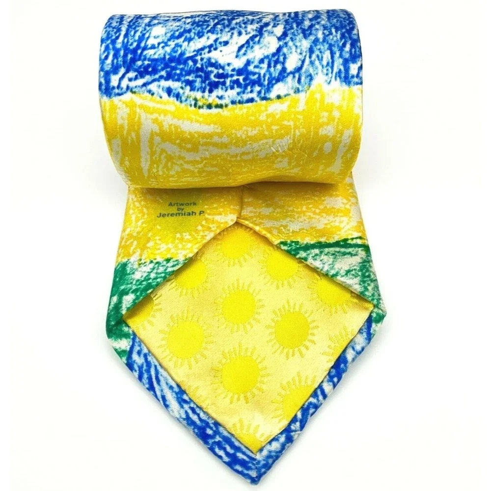 Tender Loving Care Children of Bellevue Artwork By Jeremiah P. Colorful Necktie